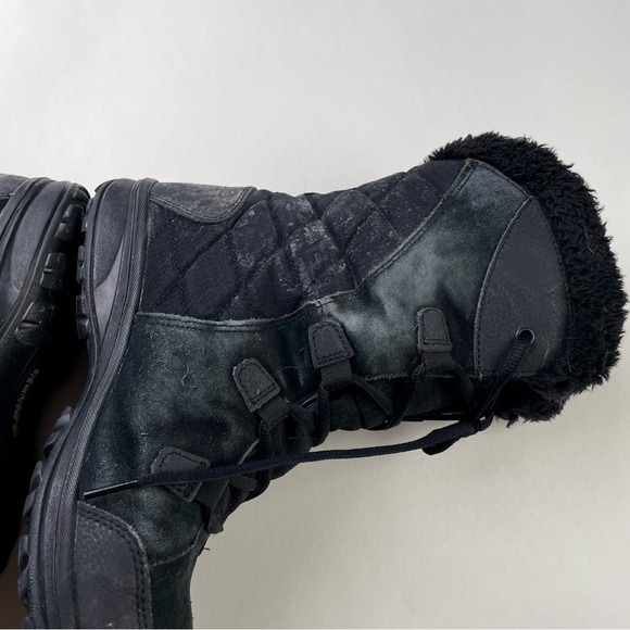 Columbia Black Winter Boots with Fur Trim - Picture 5 of 8